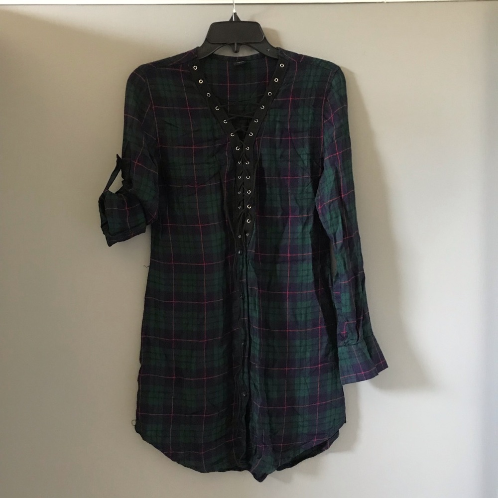 Plaid tunic/dress